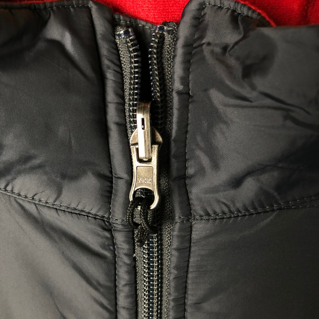 2000'S LLBean padded puffer jacket, men's size L Nylon gray type Vintage Second Hand