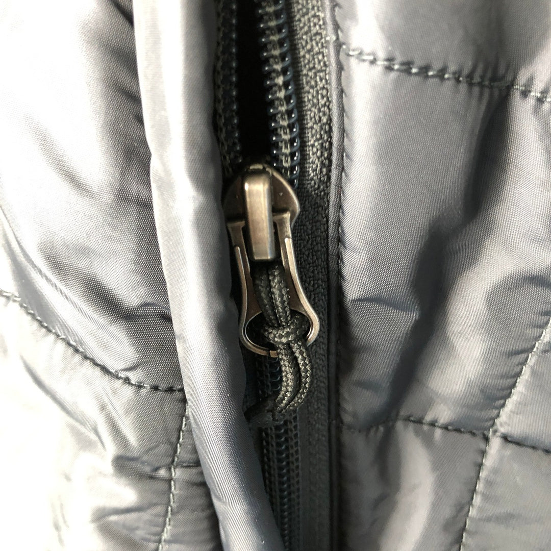 2000'S LLBean padded puffer jacket, men's size L Nylon gray type Vintage Second Hand