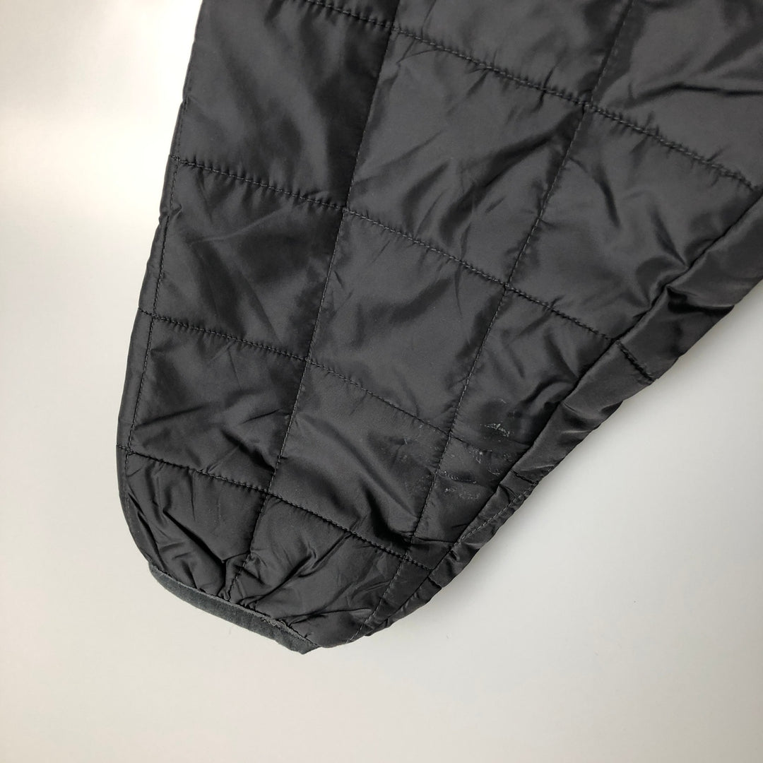 2000'S LLBean padded puffer jacket, men's size L Nylon gray type Vintage Second Hand