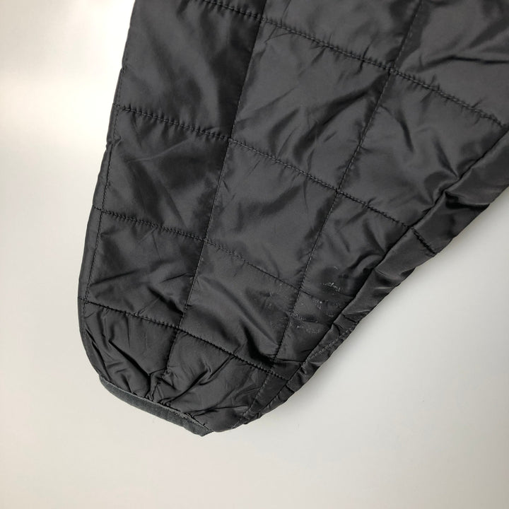 2000'S LLBean padded puffer jacket, men's size L Nylon gray type Vintage Second Hand