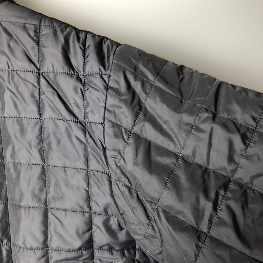 2000'S LLBean padded puffer jacket, men's size L Nylon gray type Vintage Second Hand