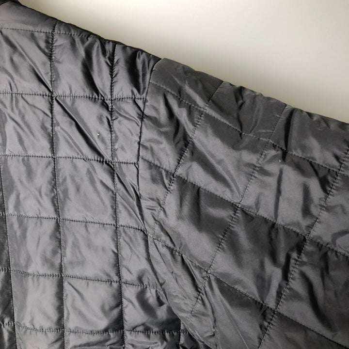 2000'S LLBean padded puffer jacket, men's size L Nylon gray type Vintage Second Hand