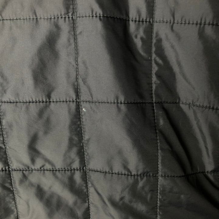 2000'S LLBean padded puffer jacket, men's size L Nylon gray type Vintage Second Hand