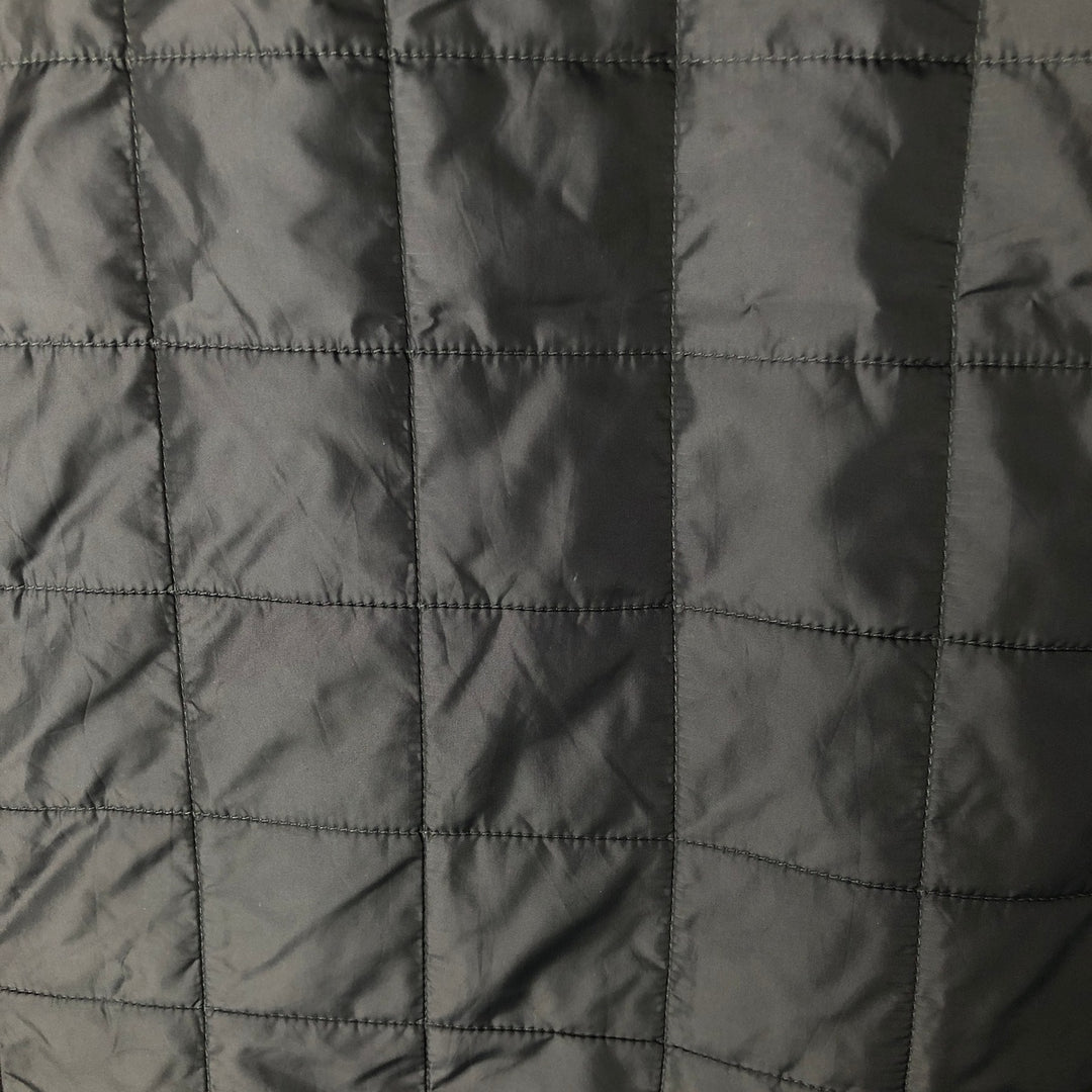 2000'S LLBean padded puffer jacket, men's size L Nylon gray type Vintage Second Hand