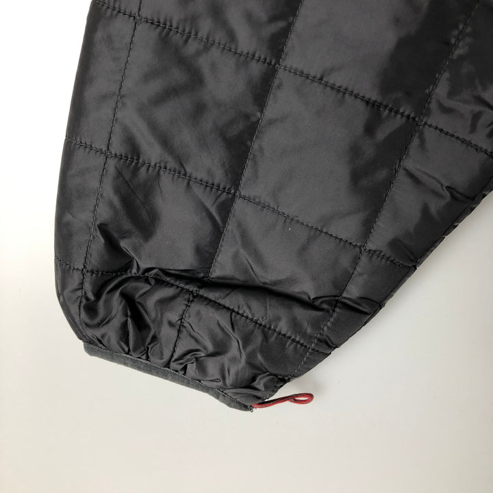 2000'S LLBean padded puffer jacket, men's size L Nylon gray type Vintage Second Hand