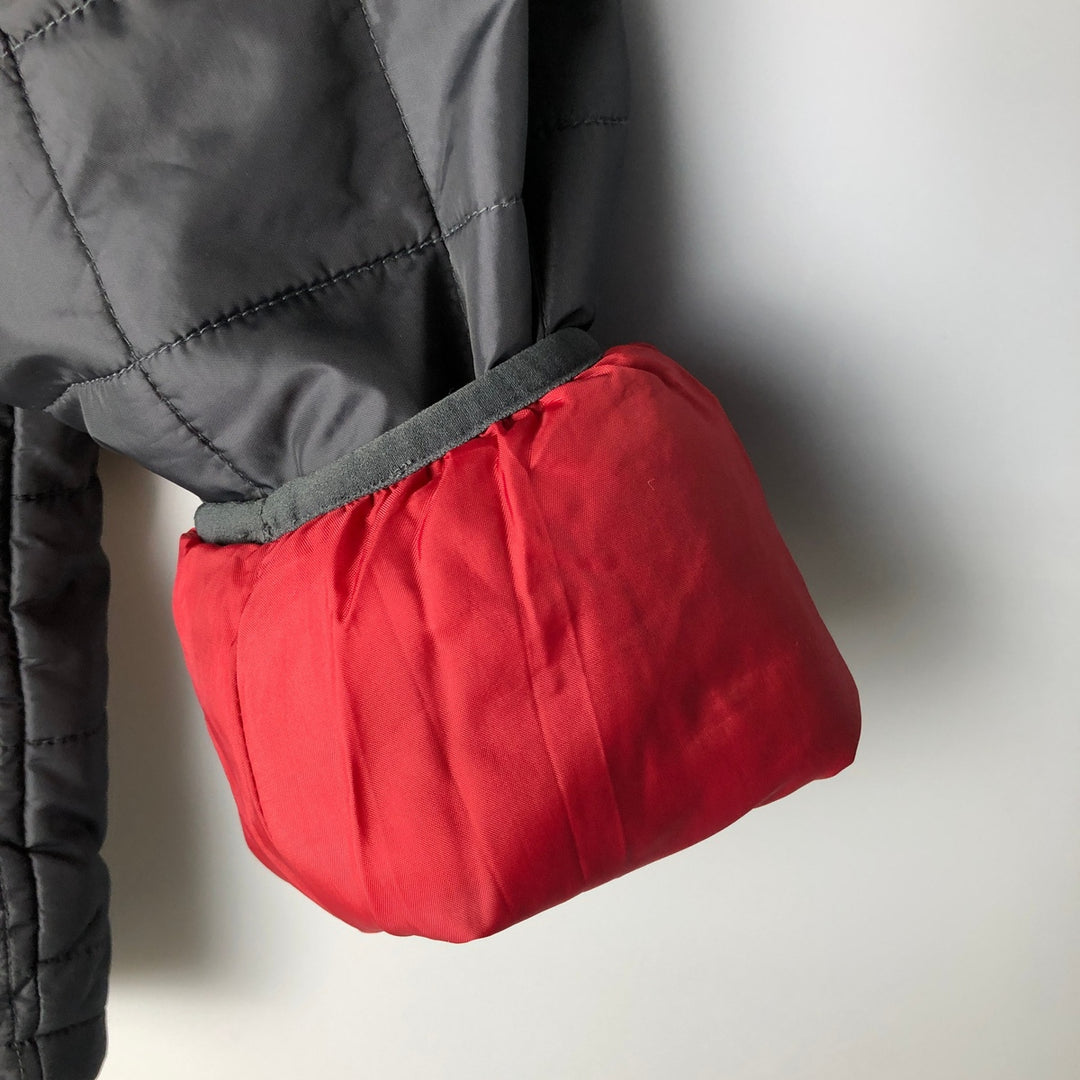 2000'S LLBean padded puffer jacket, men's size L Nylon gray type Vintage Second Hand