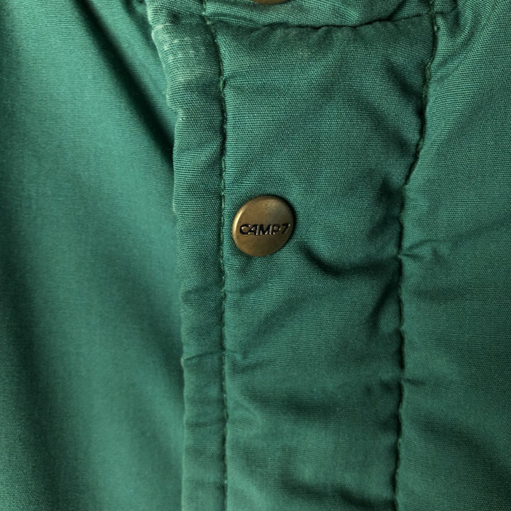Vintage 70s-80'S Camp Seven CAMP7 padded parka/puffer jacket, size M, men's Dacron Green type dark green Vintage Second Hand