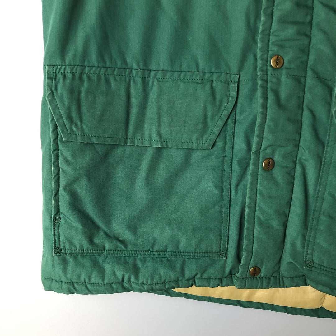 Vintage 70s-80'S Camp Seven CAMP7 padded parka/puffer jacket, size M, men's Dacron Green type dark green Vintage Second Hand