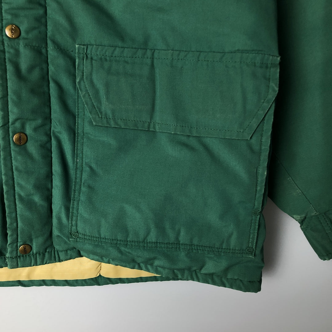 Vintage 70s-80'S Camp Seven CAMP7 padded parka/puffer jacket, size M, men's Dacron Green type dark green Vintage Second Hand