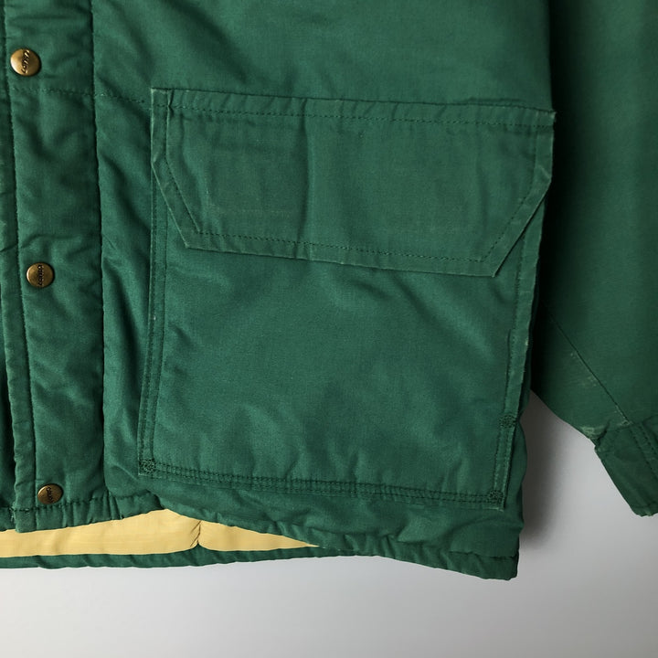 Vintage 70s-80'S Camp Seven CAMP7 padded parka/puffer jacket, size M, men's Dacron Green type dark green Vintage Second Hand