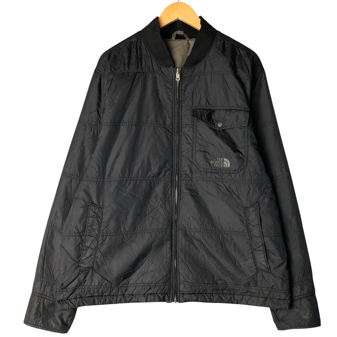 The North Face Reversible Padded Puffer Jacket, Men's Size XL polyester black type Vintage Second Hand