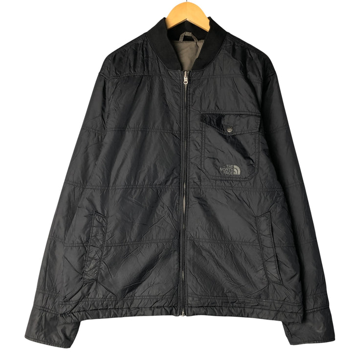 The North Face Reversible Padded Puffer Jacket, Men's Size XL polyester black type Vintage Second Hand