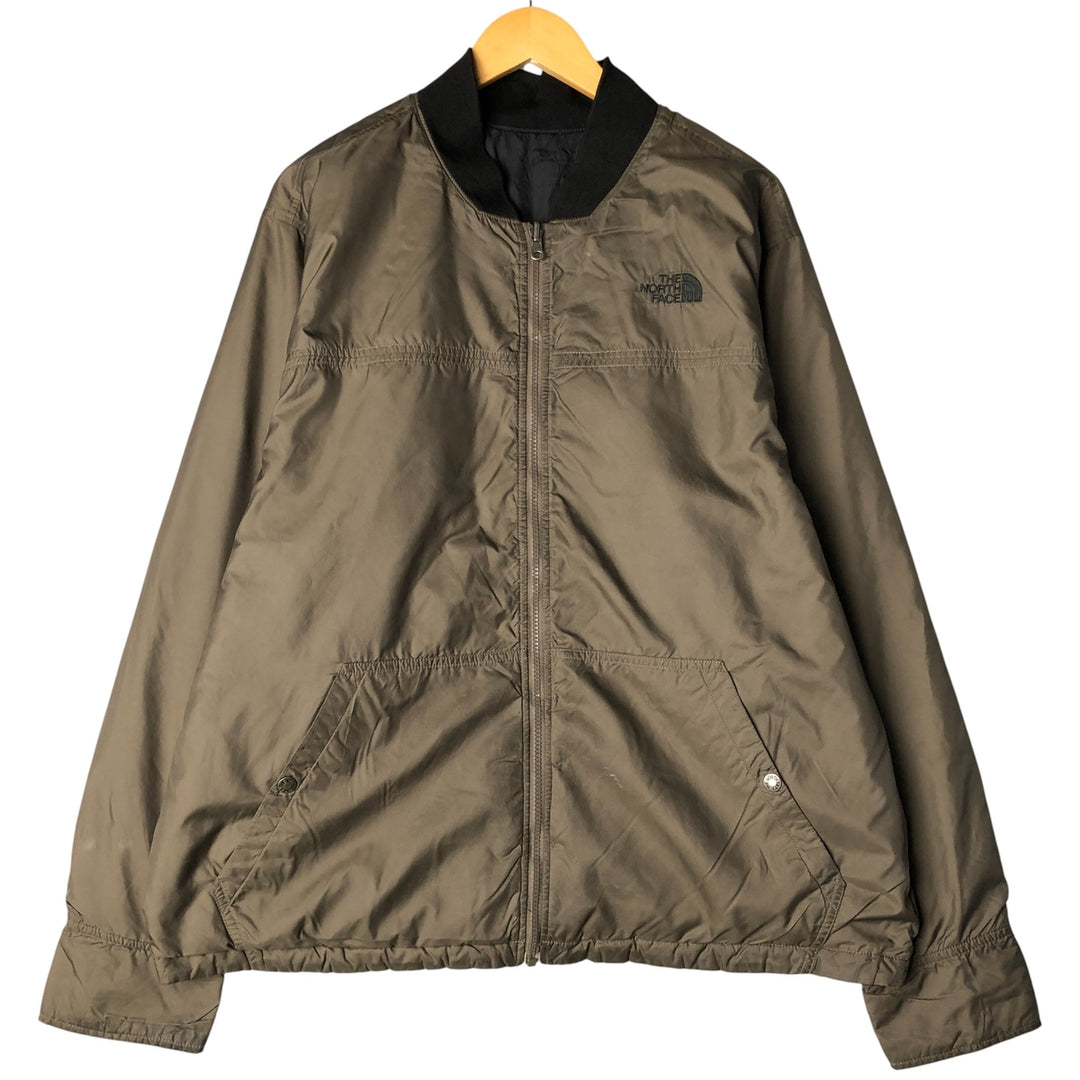 The North Face Reversible Padded Puffer Jacket, Men's Size XL polyester black type Vintage Second Hand