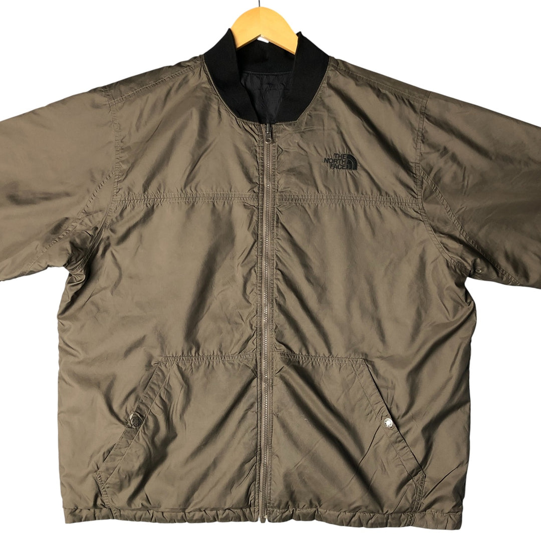 The North Face Reversible Padded Puffer Jacket, Men's Size XL polyester black type Vintage Second Hand