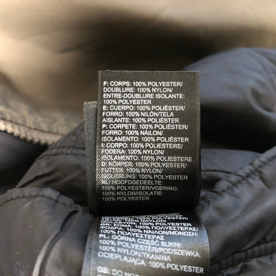 The North Face Reversible Padded Puffer Jacket, Men's Size XL polyester black type Vintage Second Hand