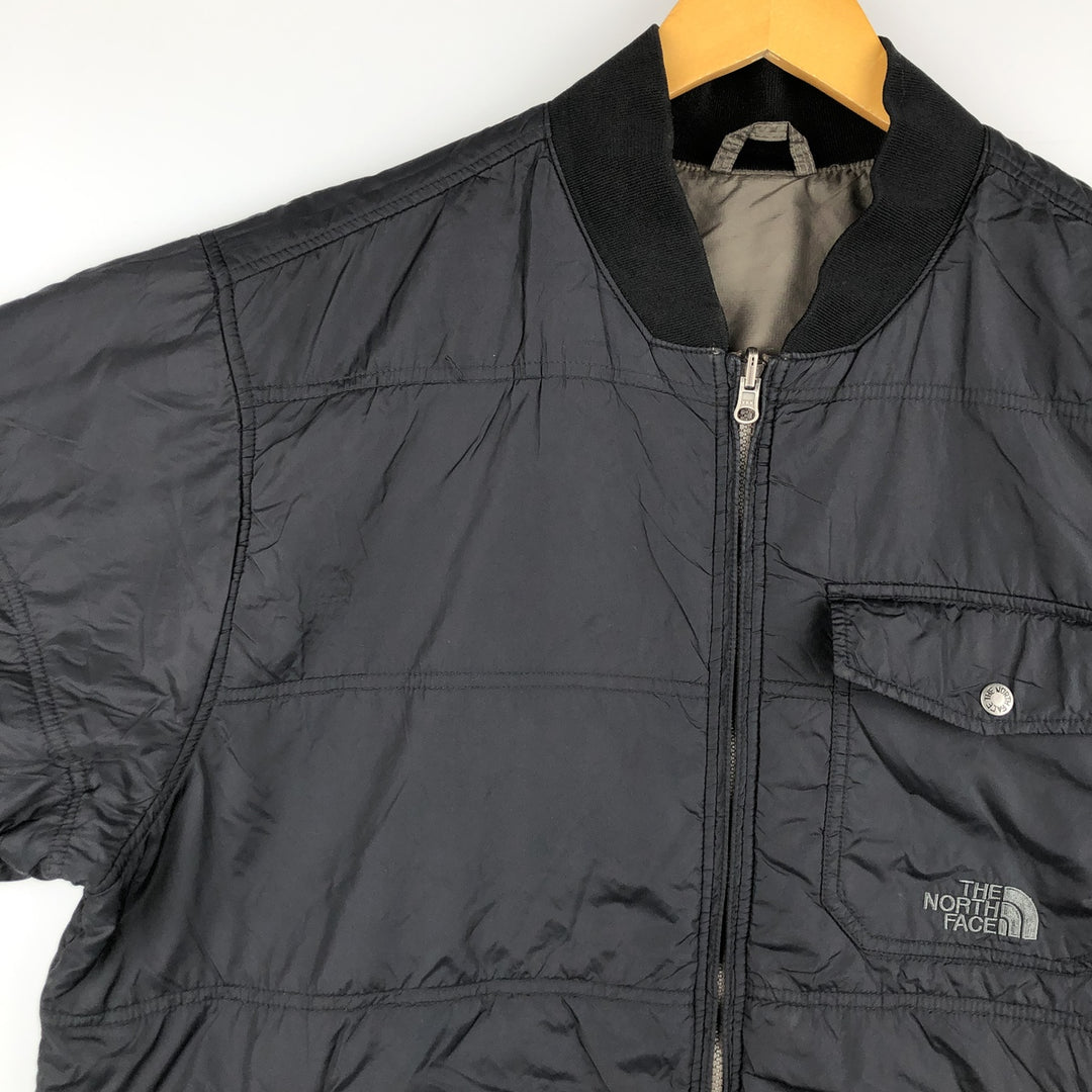 The North Face Reversible Padded Puffer Jacket, Men's Size XL polyester black type Vintage Second Hand