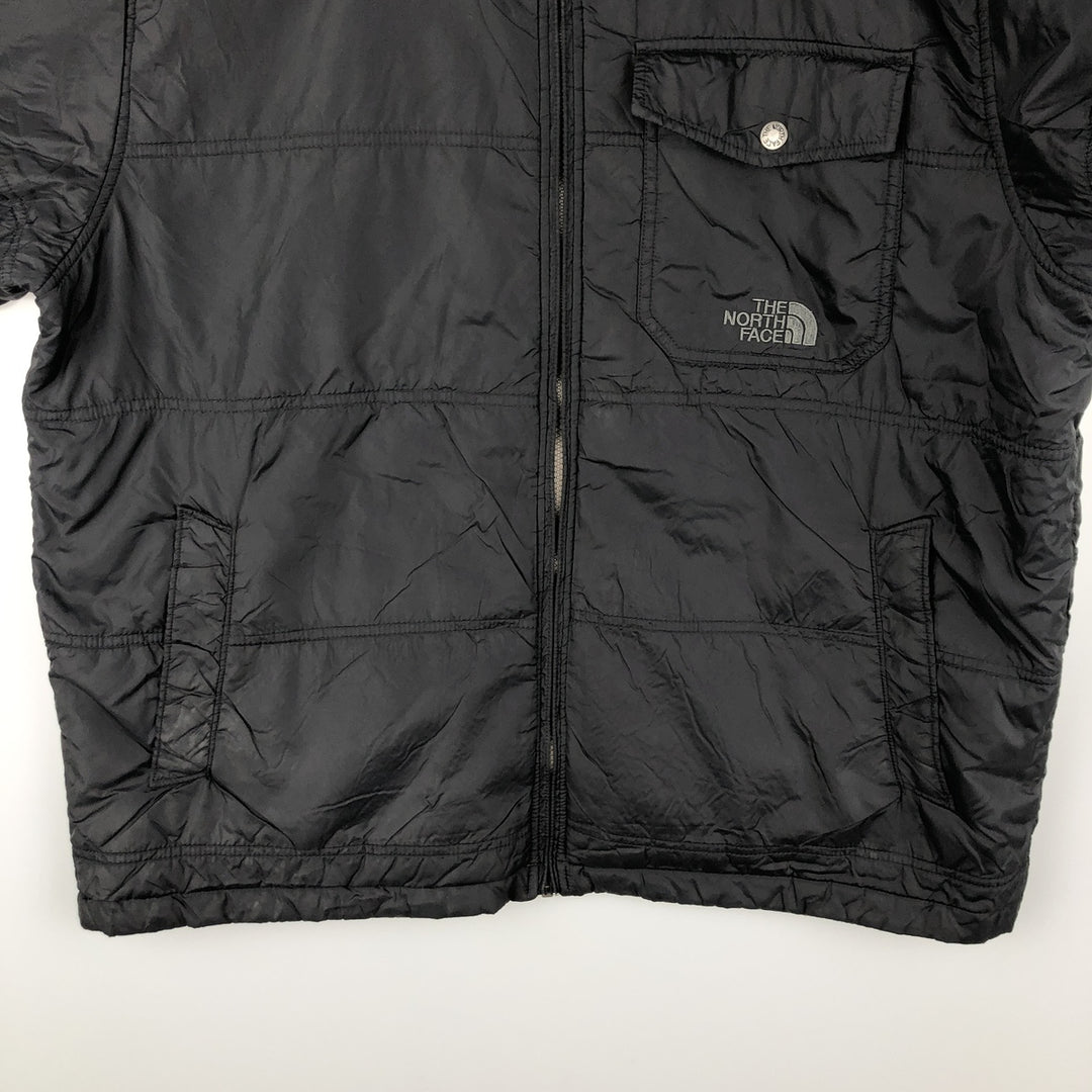 The North Face Reversible Padded Puffer Jacket, Men's Size XL polyester black type Vintage Second Hand