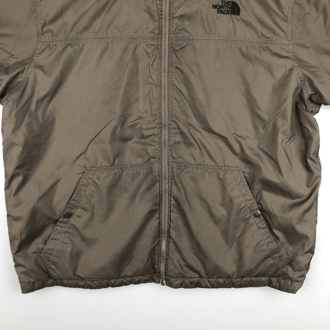 The North Face Reversible Padded Puffer Jacket, Men's Size XL polyester black type Vintage Second Hand