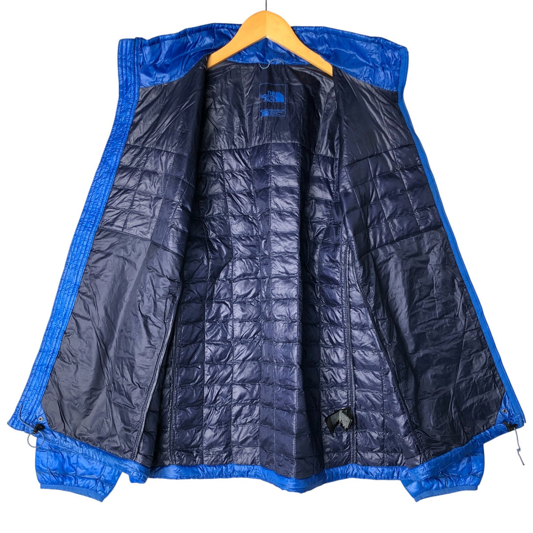 The North Face THERMOBALL Ripstop Puffer Jacket, Men's XL Nylon blue type Vintage Second Hand