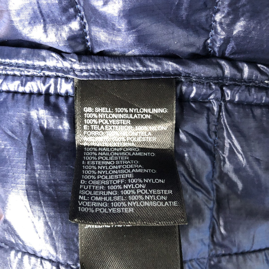The North Face THERMOBALL Ripstop Puffer Jacket, Men's XL Nylon blue type Vintage Second Hand