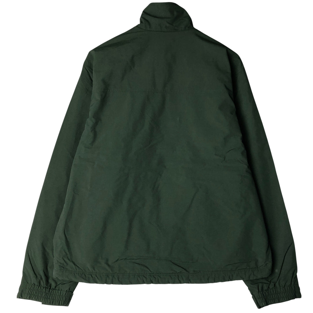 90s-00'S LLBean Nylon Jacket, Men's Size L Nylon Green type dark green Vintage Second Hand