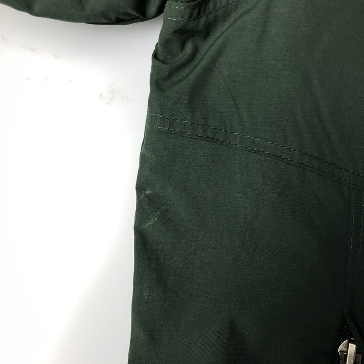90s-00'S LLBean Nylon Jacket, Men's Size L Nylon Green type dark green Vintage Second Hand