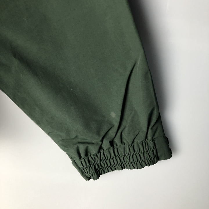 90s-00'S LLBean Nylon Jacket, Men's Size L Nylon Green type dark green Vintage Second Hand