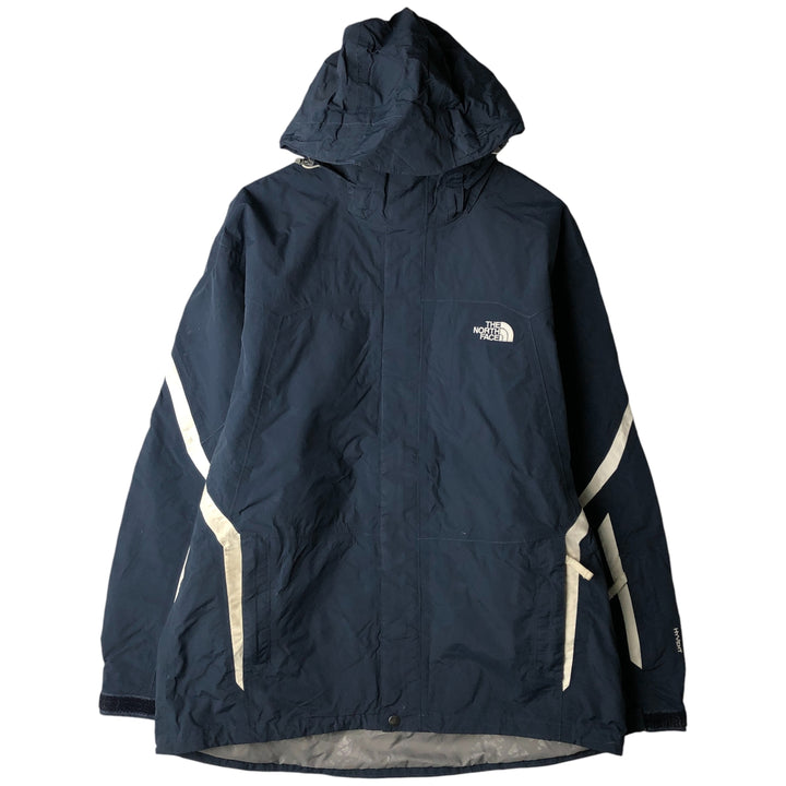 2000'S The North Face Hyvent Mountain Parka Shell Jacket, Men's Size L Nylon navy blue type Vintage Second Hand