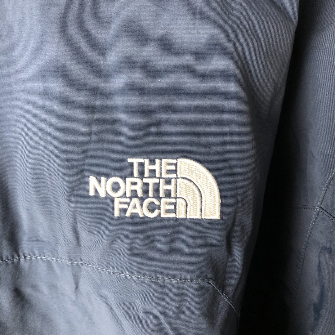 2000'S The North Face Hyvent Mountain Parka Shell Jacket, Men's Size L Nylon navy blue type Vintage Second Hand