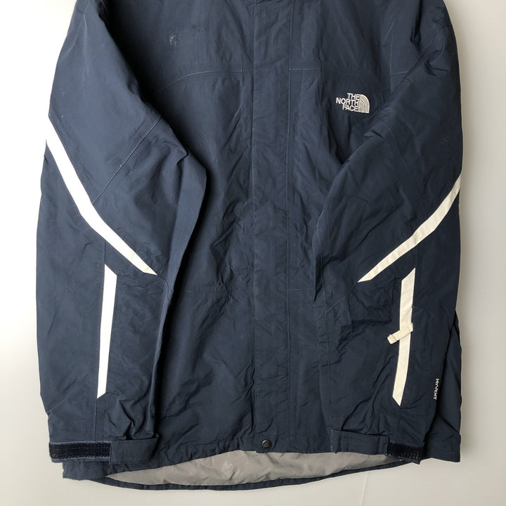 2000'S The North Face Hyvent Mountain Parka Shell Jacket, Men's Size L Nylon navy blue type Vintage Second Hand