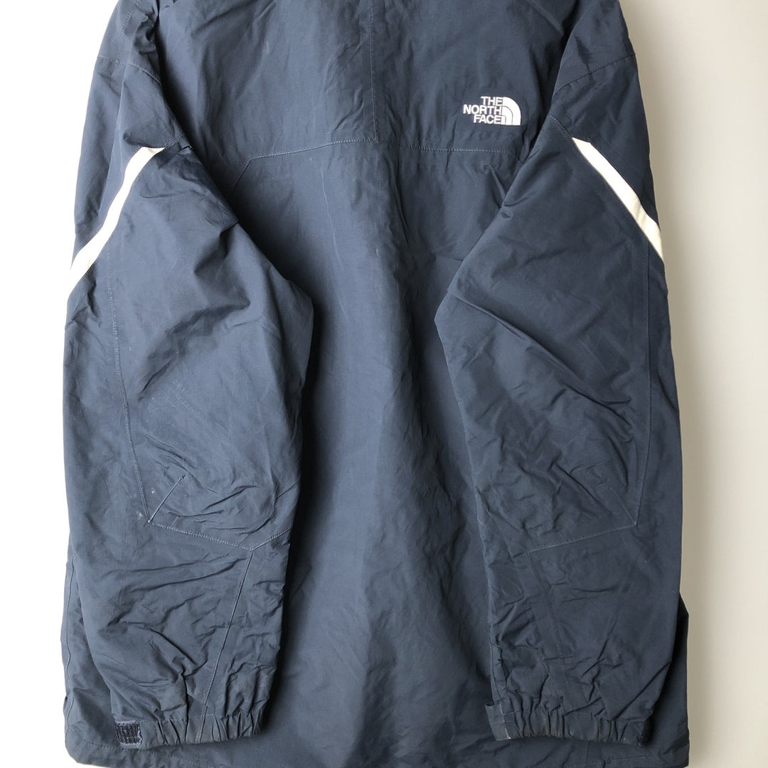 2000'S The North Face Hyvent Mountain Parka Shell Jacket, Men's Size L Nylon navy blue type Vintage Second Hand