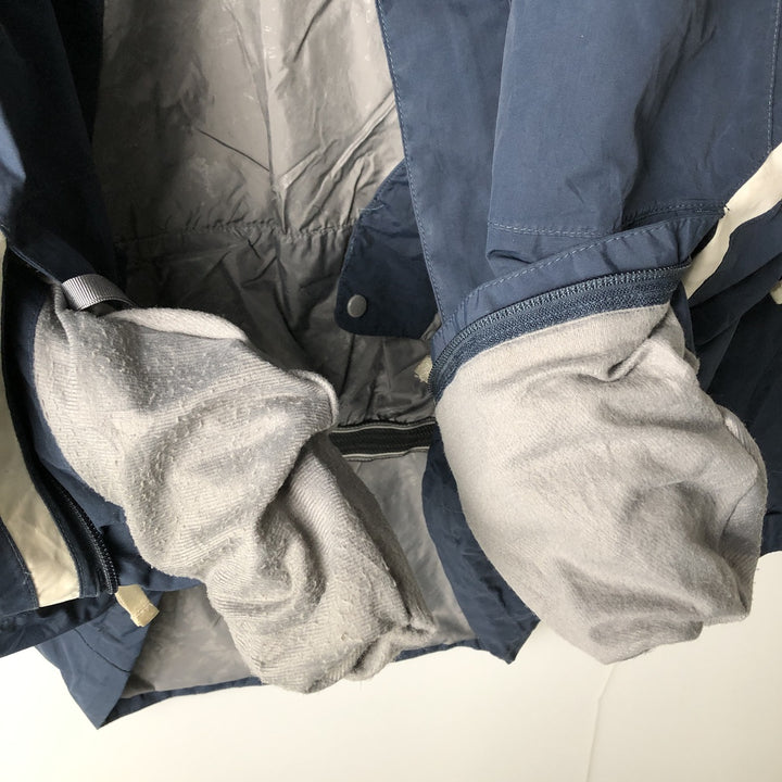 2000'S The North Face Hyvent Mountain Parka Shell Jacket, Men's Size L Nylon navy blue type Vintage Second Hand