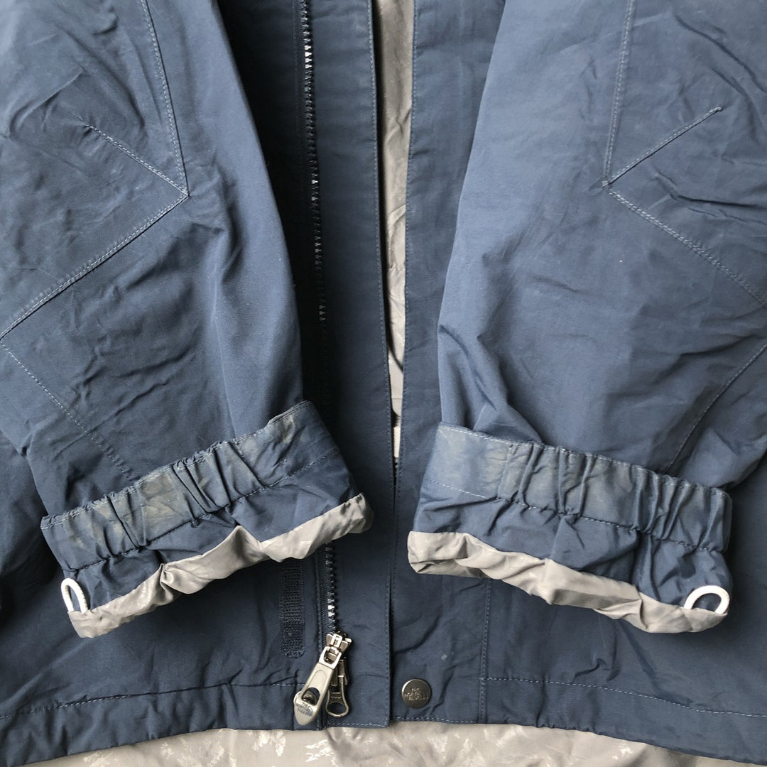 2000'S The North Face Hyvent Mountain Parka Shell Jacket, Men's Size L Nylon navy blue type Vintage Second Hand