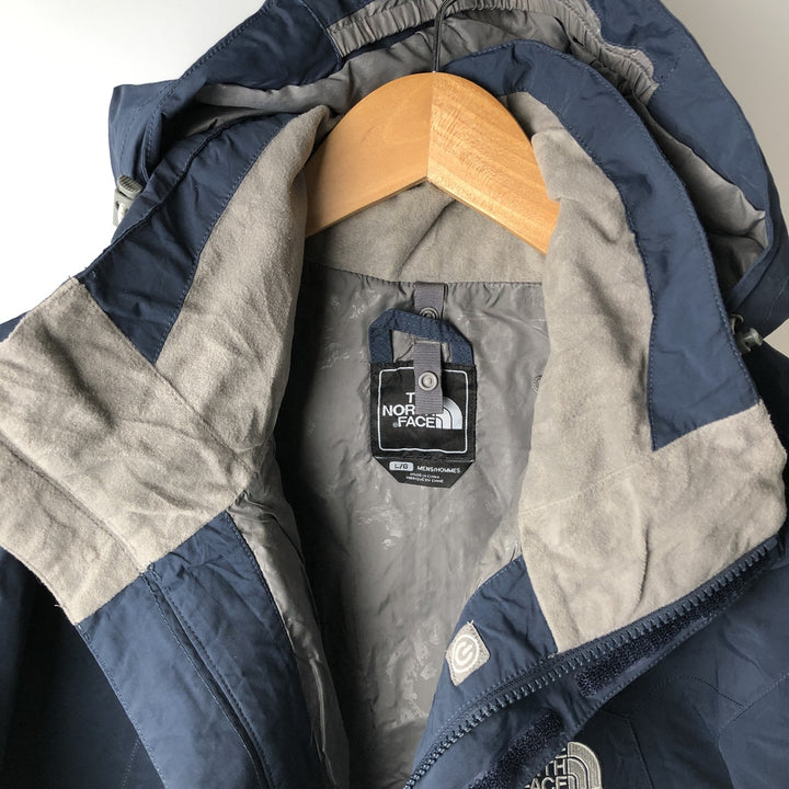 2000'S The North Face Hyvent Mountain Parka Shell Jacket, Men's Size L Nylon navy blue type Vintage Second Hand