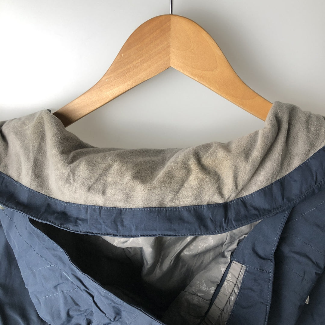 2000'S The North Face Hyvent Mountain Parka Shell Jacket, Men's Size L Nylon navy blue type Vintage Second Hand