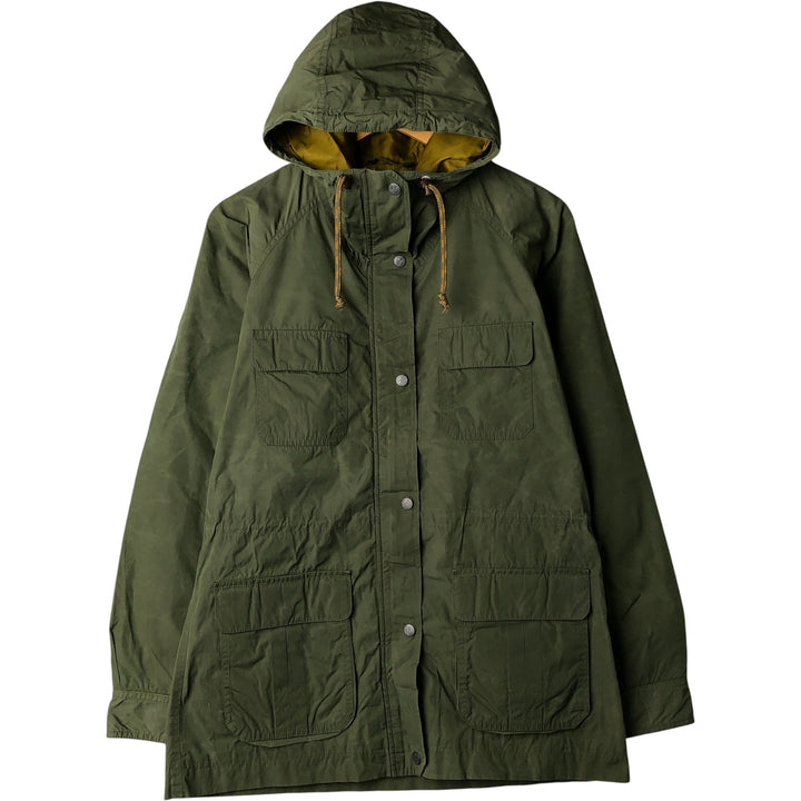 80s-90'S Eddie Bauer Black Tag Mountain Parka Shell Jacket Men's M Size Vintage Nylon Khaki type Vintage Second Hand