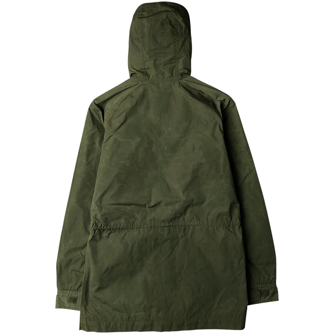 80s-90'S Eddie Bauer Black Tag Mountain Parka Shell Jacket Men's M Size Vintage Nylon Khaki type Vintage Second Hand