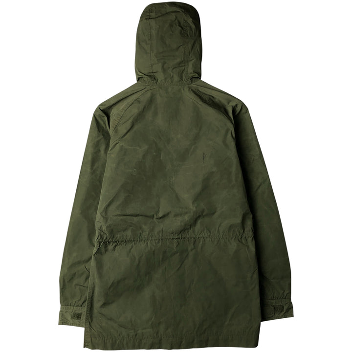 80s-90'S Eddie Bauer Black Tag Mountain Parka Shell Jacket Men's M Size Vintage Nylon Khaki type Vintage Second Hand