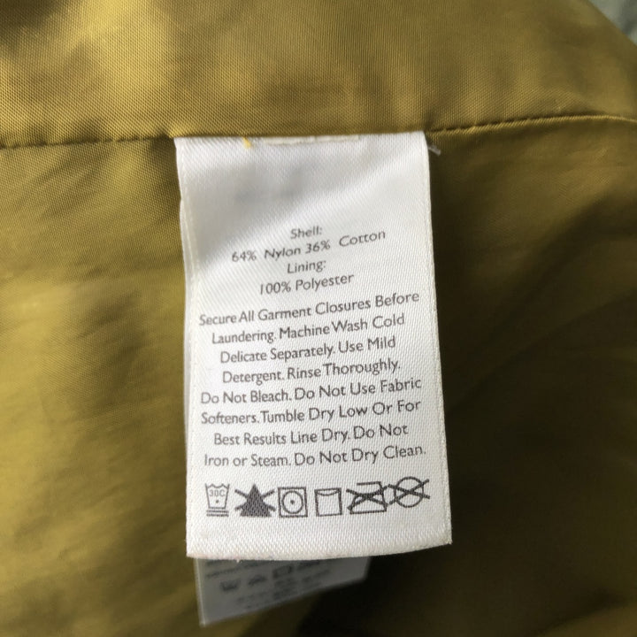 80s-90'S Eddie Bauer Black Tag Mountain Parka Shell Jacket Men's M Size Vintage Nylon Khaki type Vintage Second Hand