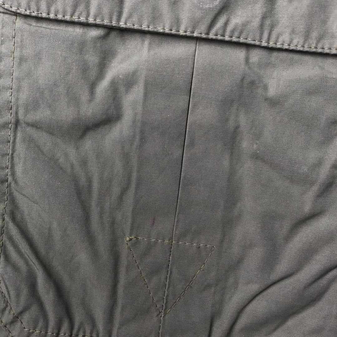 80s-90'S Eddie Bauer Black Tag Mountain Parka Shell Jacket Men's M Size Vintage Nylon Khaki type Vintage Second Hand