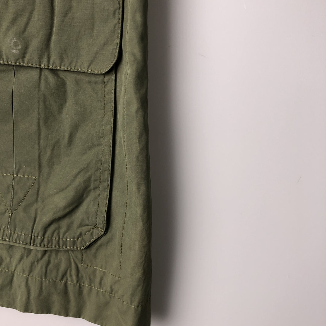 80s-90'S Eddie Bauer Black Tag Mountain Parka Shell Jacket Men's M Size Vintage Nylon Khaki type Vintage Second Hand