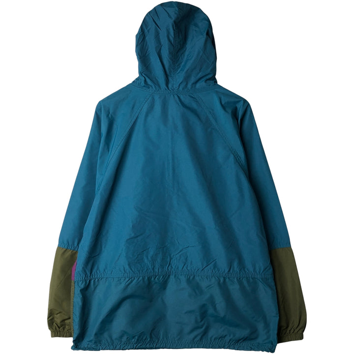 LLBean Native Pattern Anorak Parka, Men's Size L unclear green type Vintage Second Hand