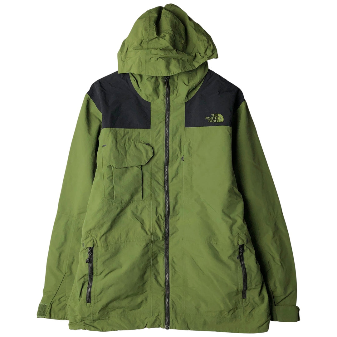 The North Face Nylon Parka, Men's Size L Nylon Khaki type Vintage Second Hand