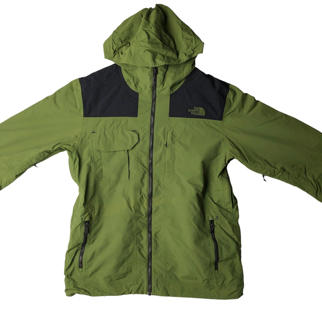 The North Face Nylon Parka, Men's Size L Nylon Khaki type Vintage Second Hand