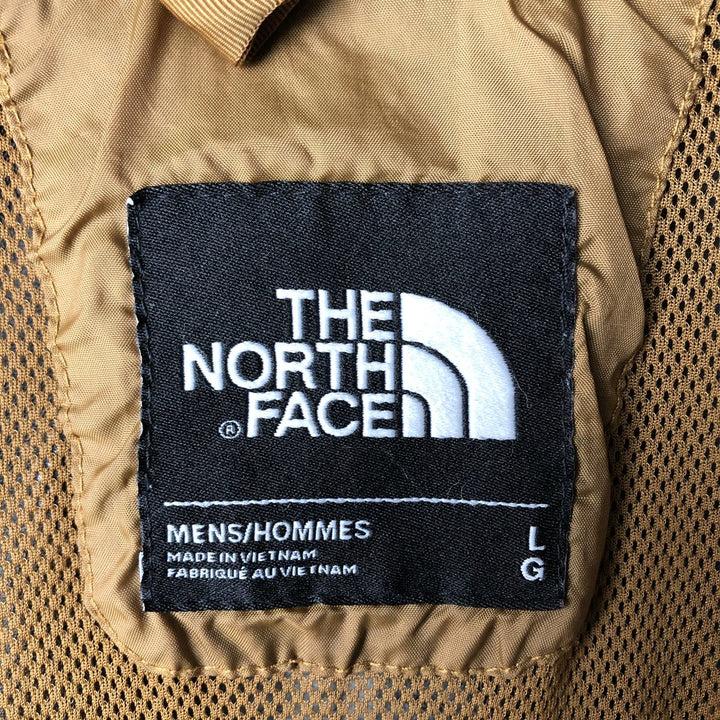 The North Face Nylon Parka, Men's Size L Nylon Khaki type Vintage Second Hand