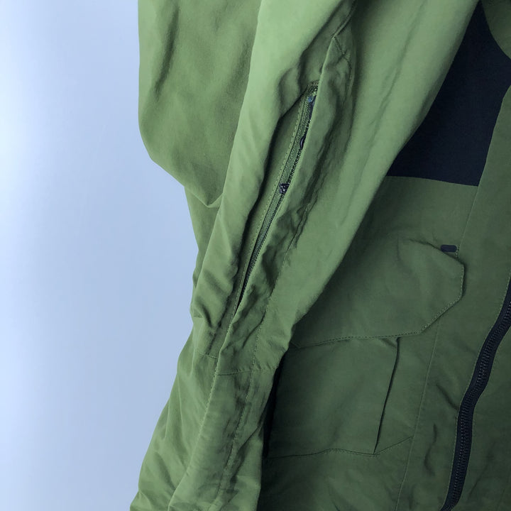 The North Face Nylon Parka, Men's Size L Nylon Khaki type Vintage Second Hand