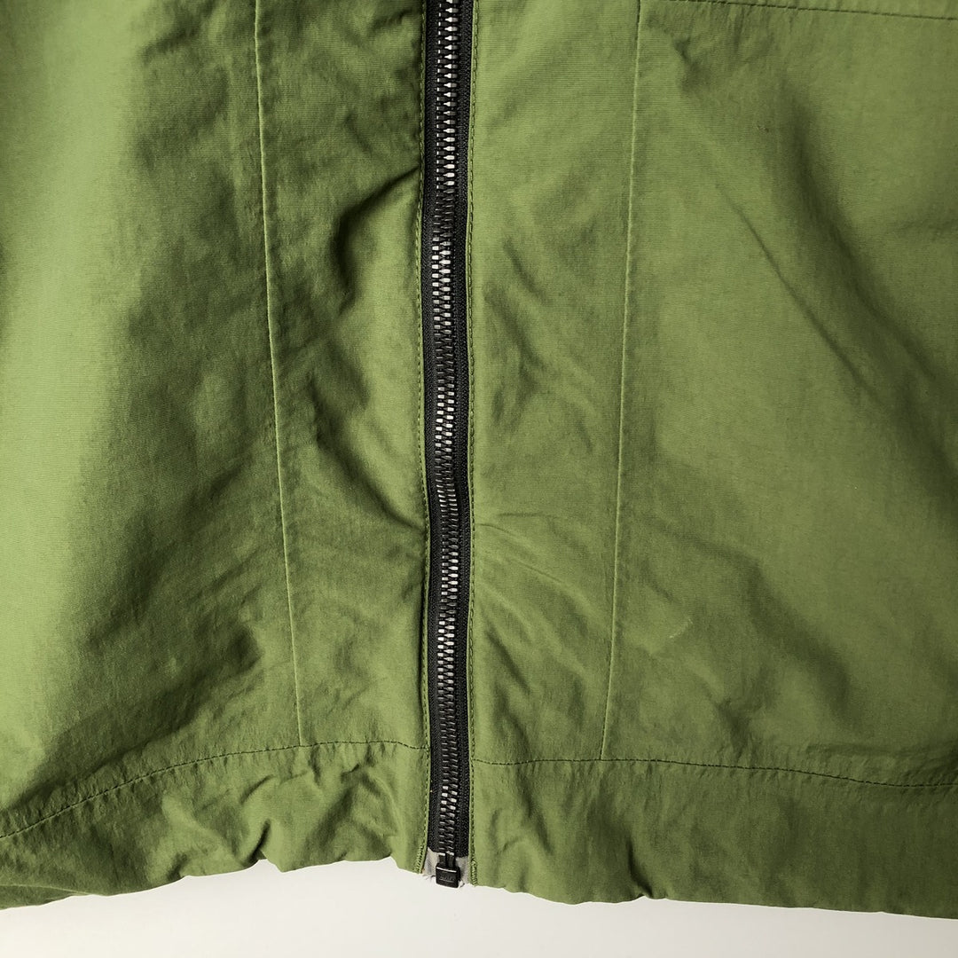 The North Face Nylon Parka, Men's Size L Nylon Khaki type Vintage Second Hand