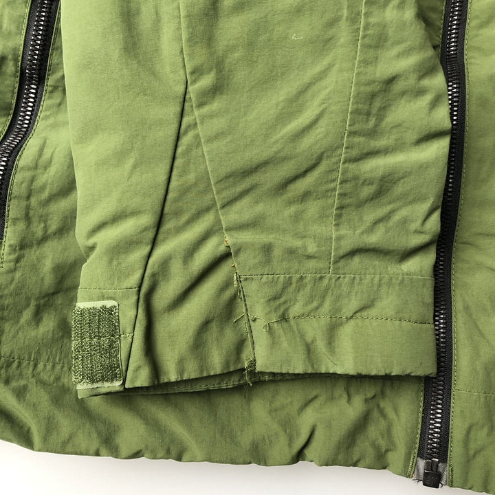 The North Face Nylon Parka, Men's Size L Nylon Khaki type Vintage Second Hand