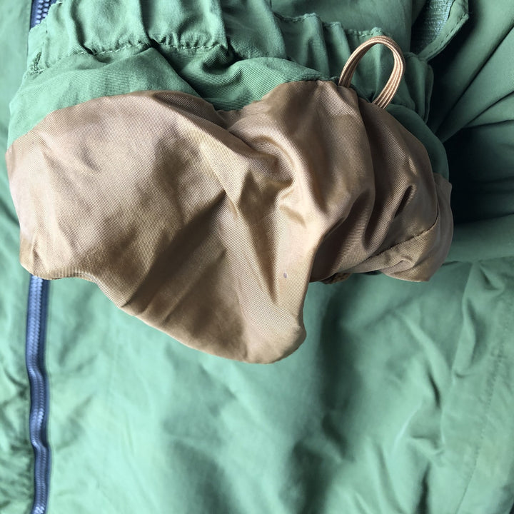 The North Face Nylon Parka, Men's Size L Nylon Khaki type Vintage Second Hand