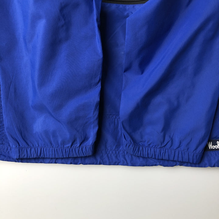 Vintage 1980'S Woolrich Anorak Parka, Men's XL Nylon blue type Vintage Second Hand